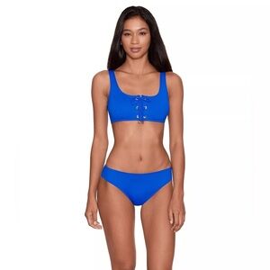 Lauren Ralph Lauren Beach Club Hipster Bikini Bottom Royal Blue